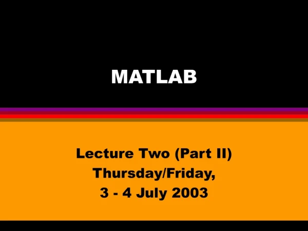 MATLAB