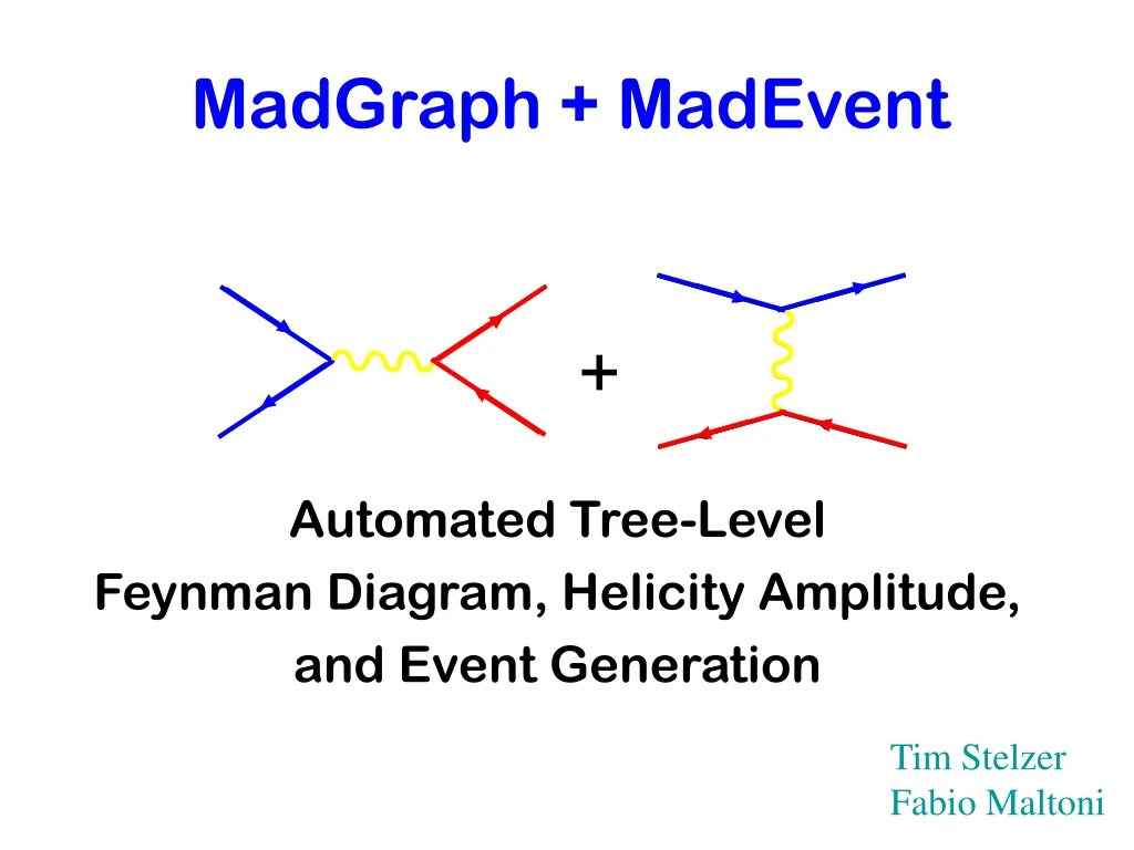 madgraph madevent