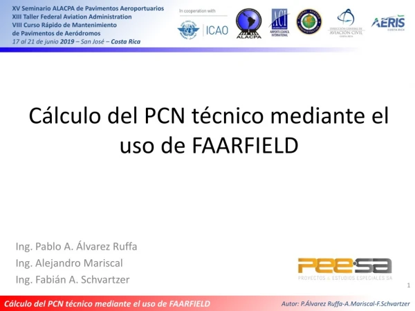 Cálculo del PCN técnico mediante el uso de FAARFIELD