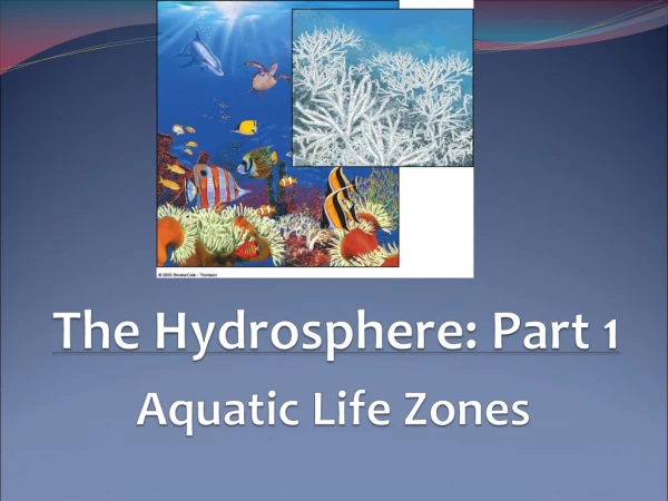 Aquatic Life Zones
