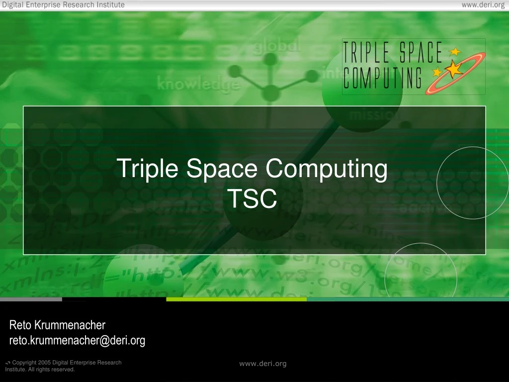 triple space computing tsc
