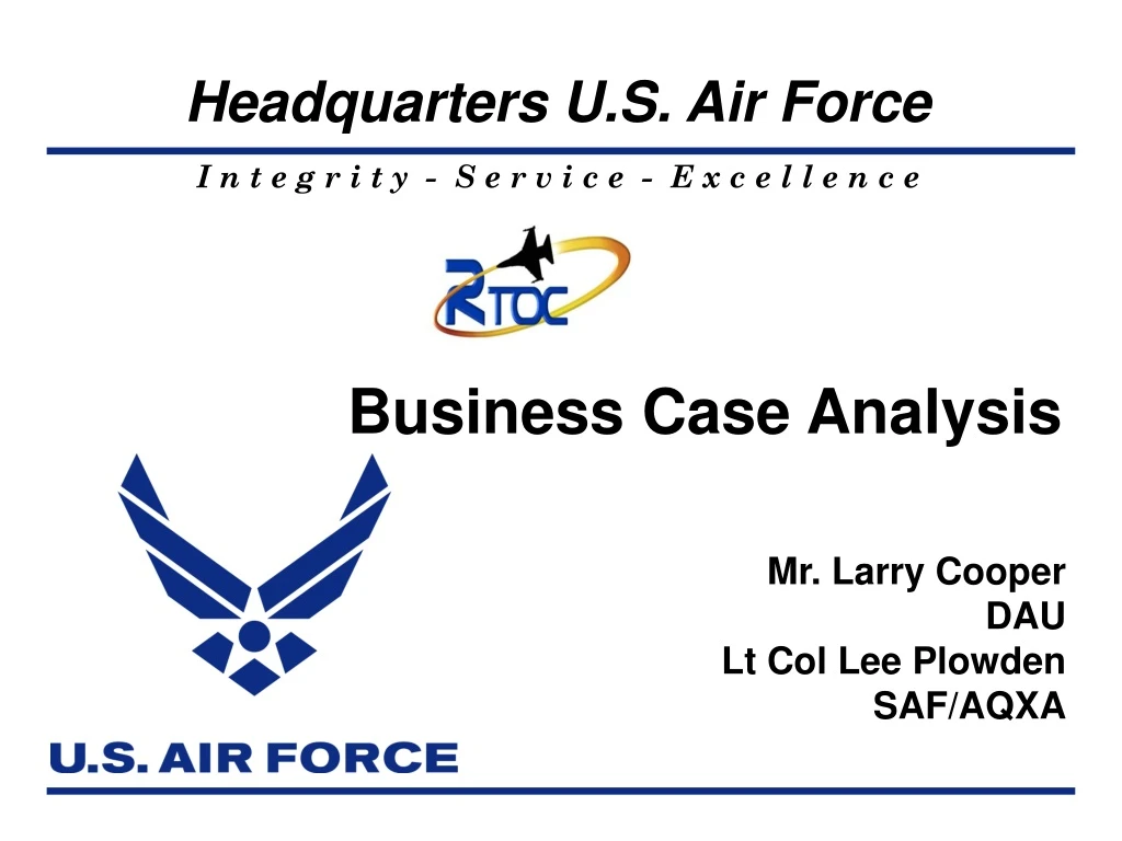 business case analysis
