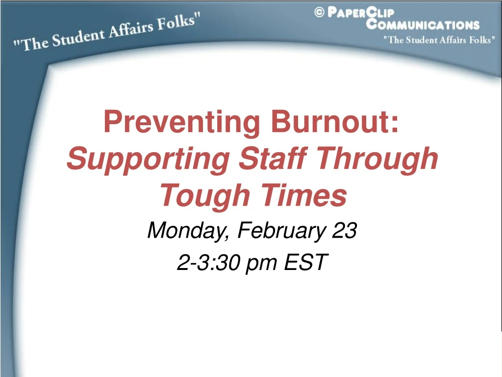 preventing burnout supporting staff through tough