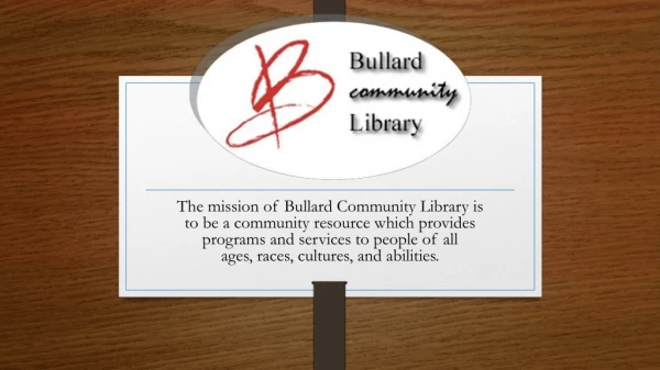 Bullard Community Library  Board Members