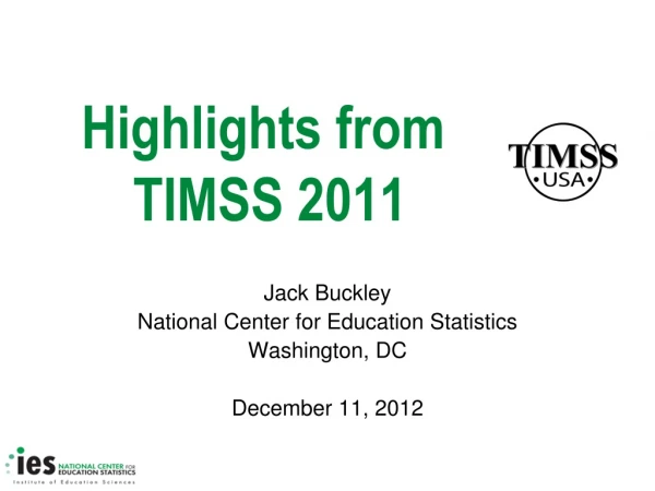 Highlights from   TIMSS 2011