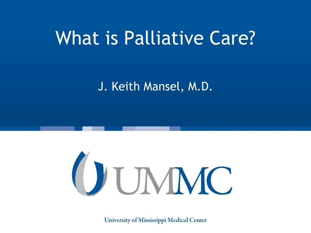 what is palliative care