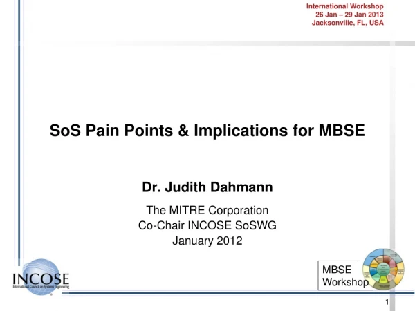 SoS Pain Points &amp; Implications for MBSE