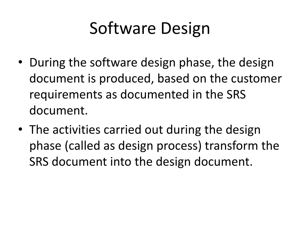 software design