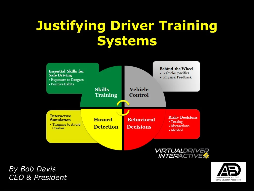 justifying driver training systems