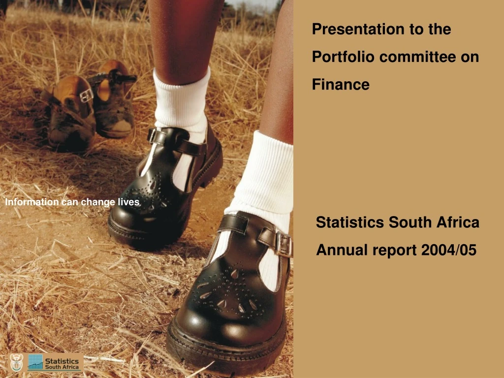 presentation to the portfolio committee on finance