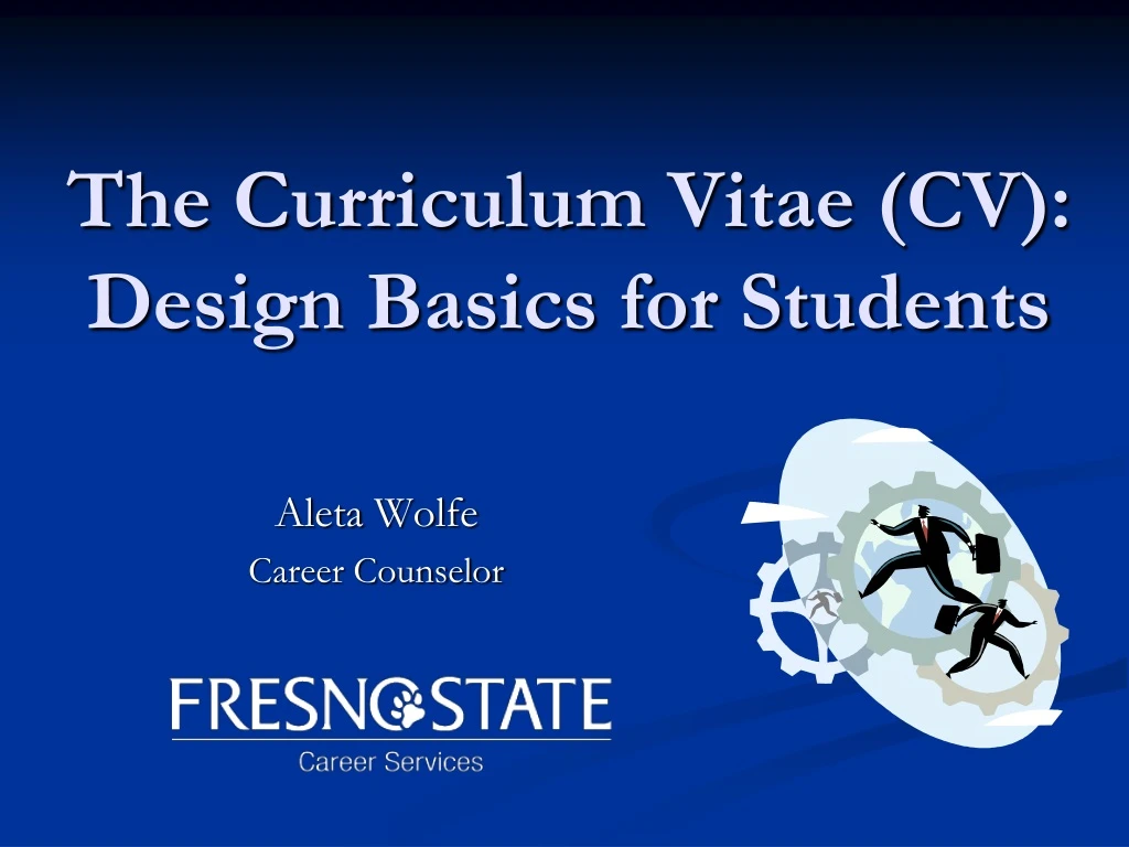 the curriculum vitae cv design basics for students