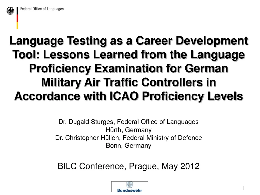 language testing as a career development tool