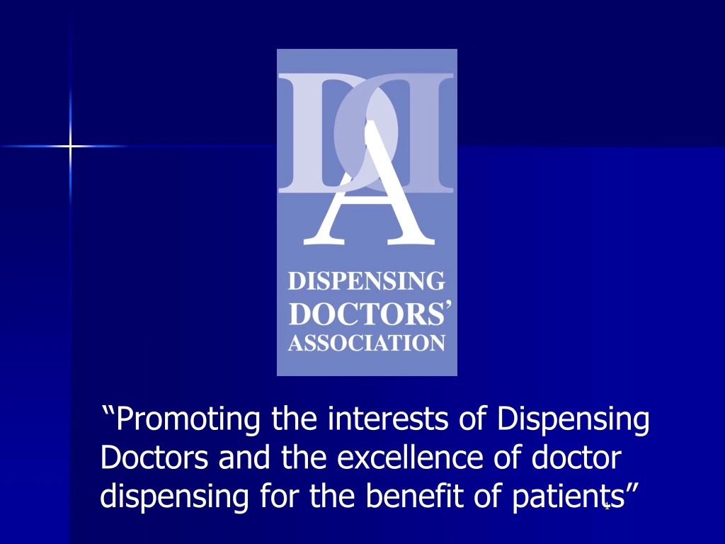 promoting the interests of dispensing doctors