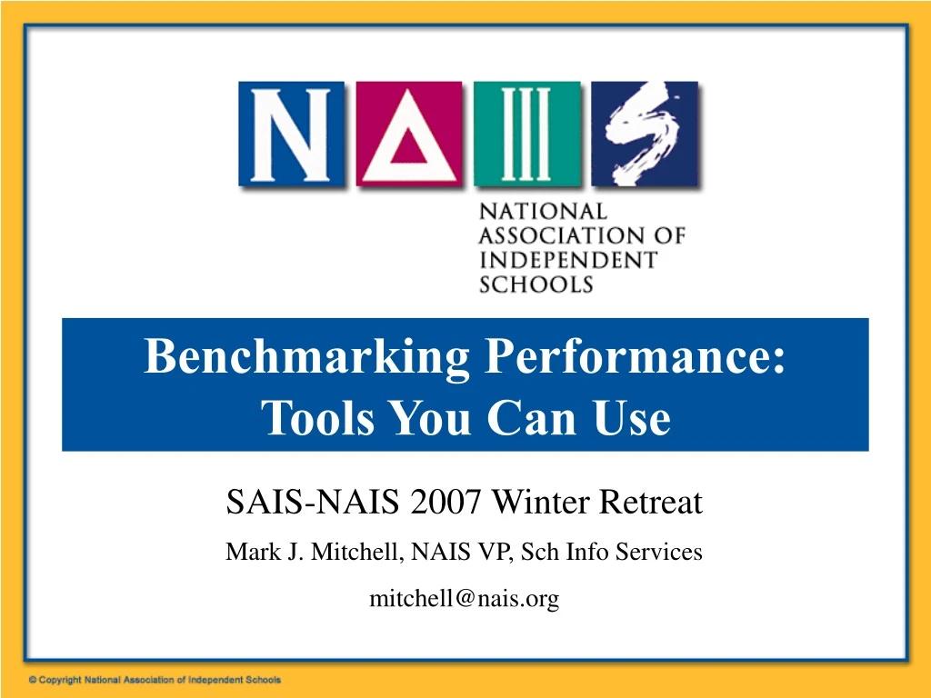 benchmarking performance tools you can use