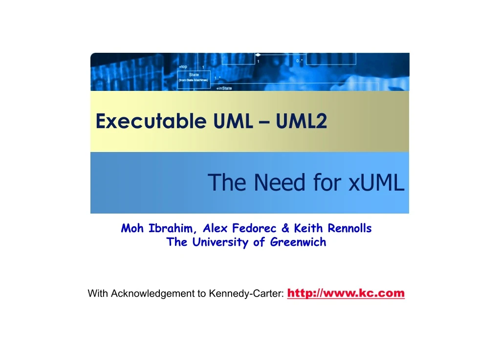 executable uml uml2