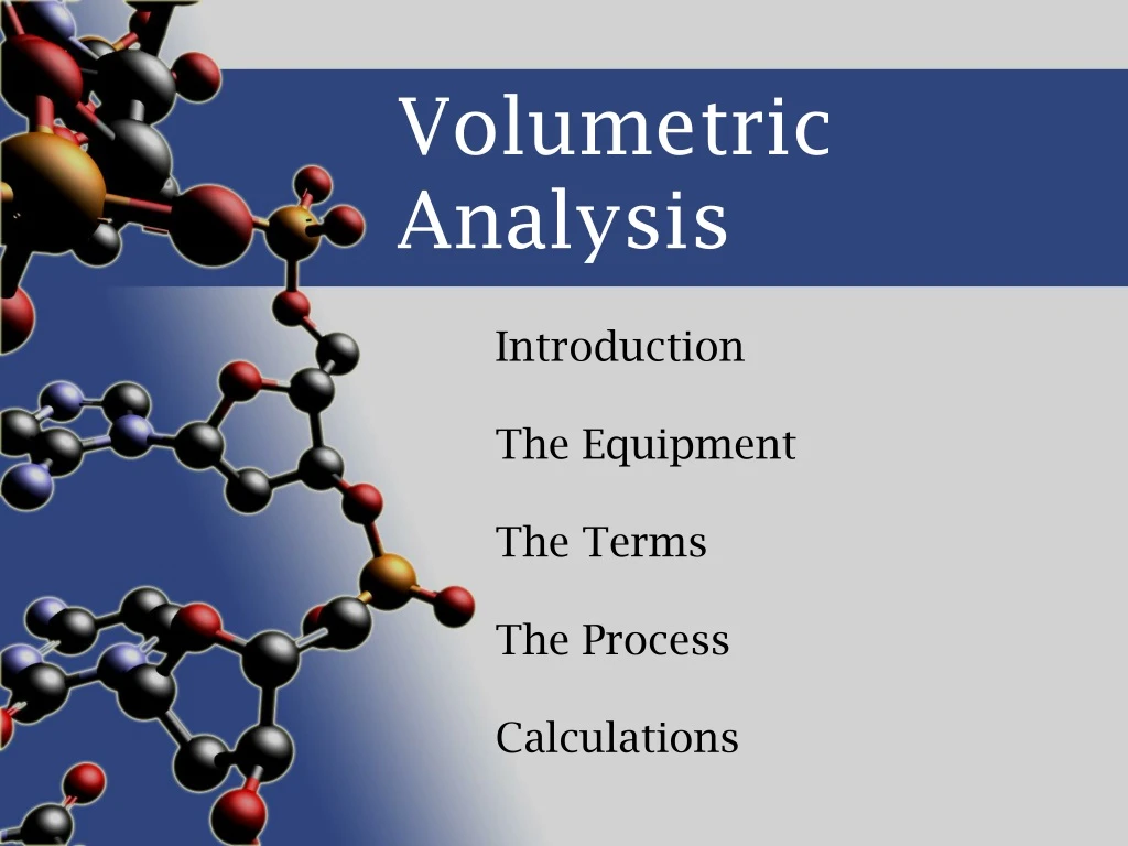 volumetric analysis