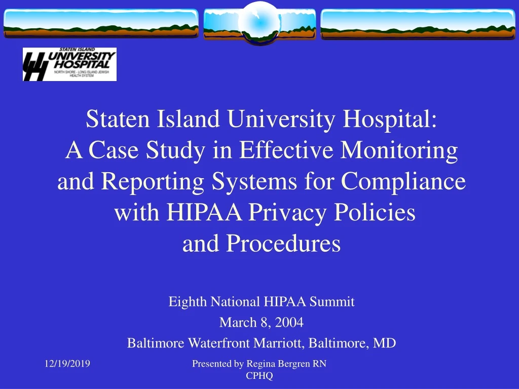 staten island university hospital a case study