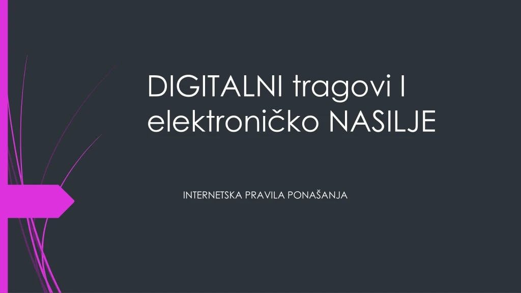 digitalni tragovi i elektroni ko nasilje