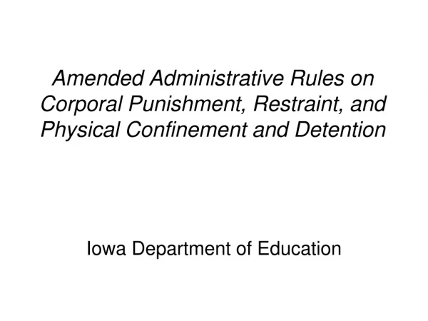 Iowa Department of Education