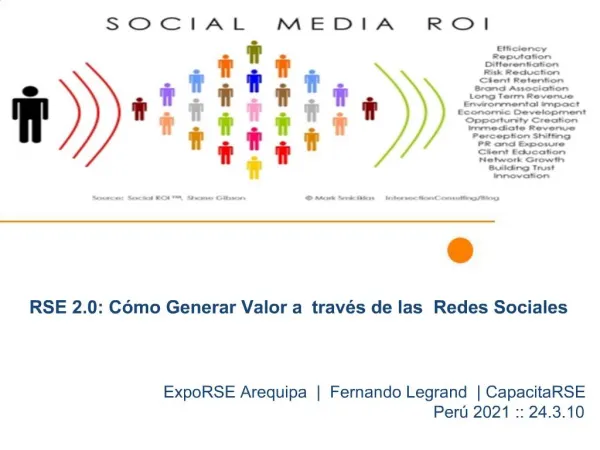 RSE 2.0: C mo Generar Valor a trav s de las Redes Sociales