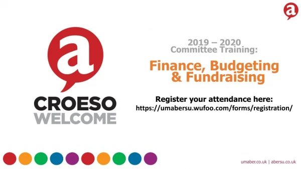 2019 – 2020 Committee Training: Finance, Budgeting    &amp; Fundraising