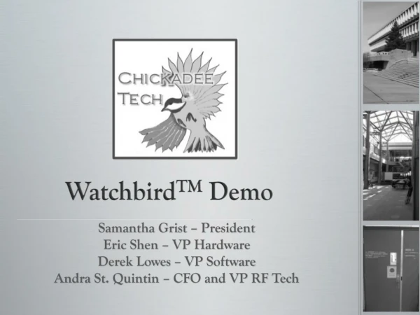 Watchbird TM  Demo