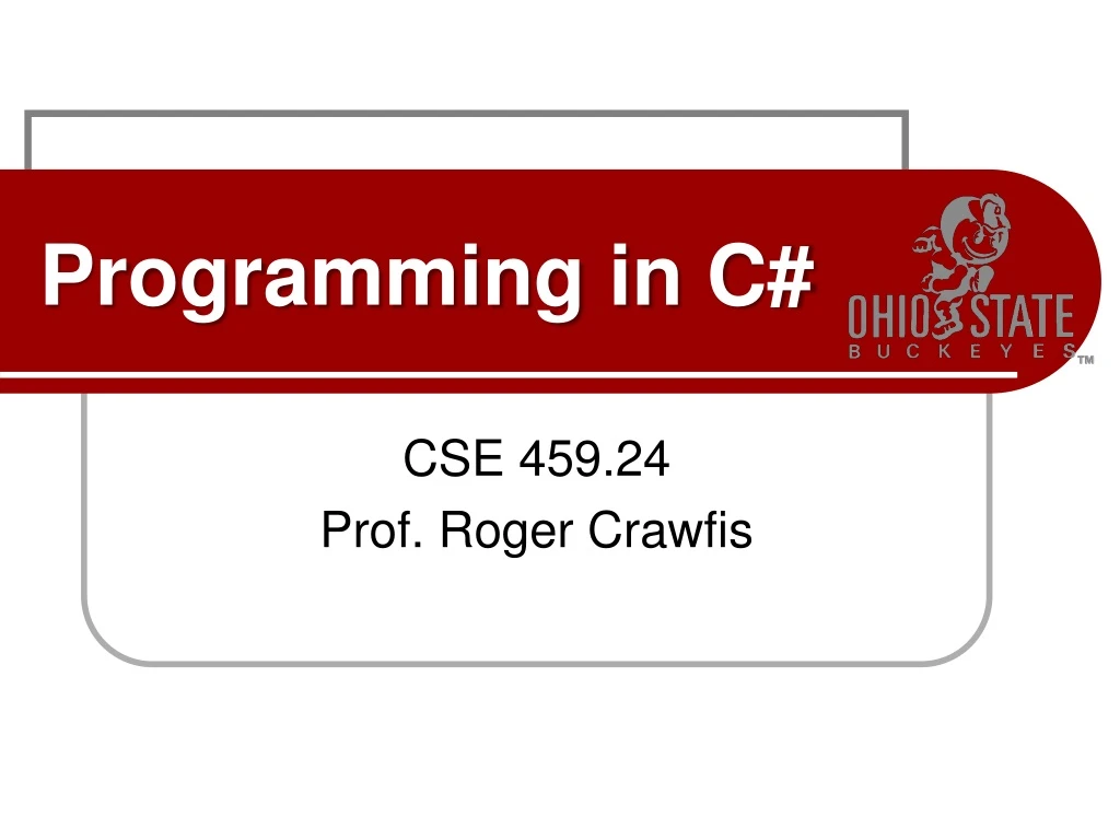 programming in c