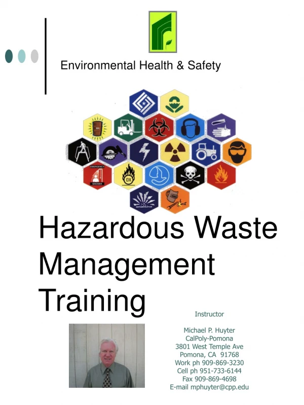 Hazardous Waste Management Training