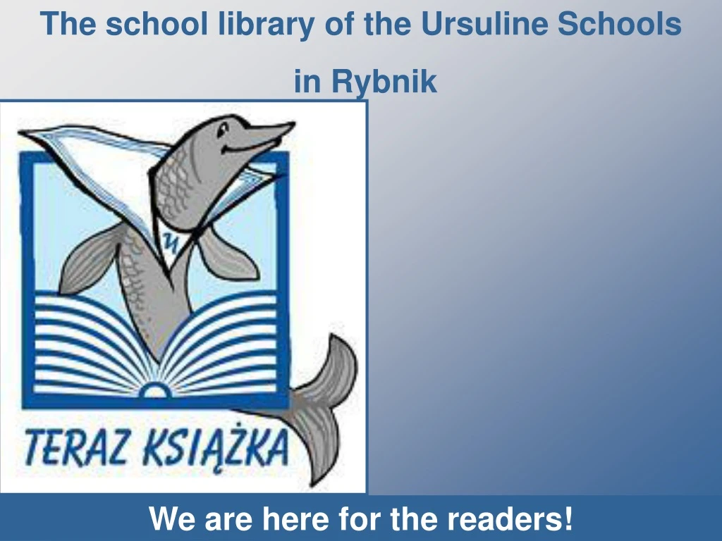 the school library of the ursuline schools
