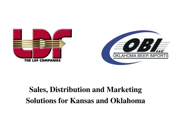 Sales, Distribution and Marketing  Solutions for Kansas and Oklahoma