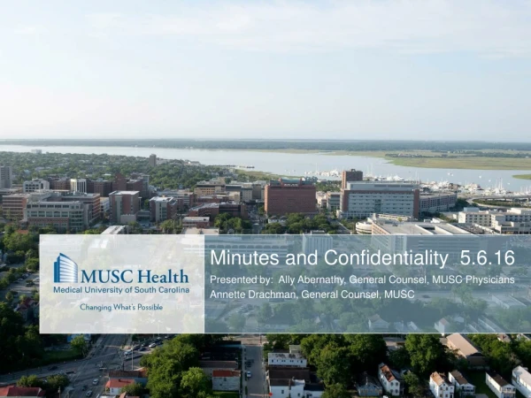 Minutes and Confidentiality	5.6.16