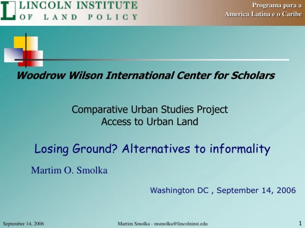 Woodrow Wilson International Center for Scholars