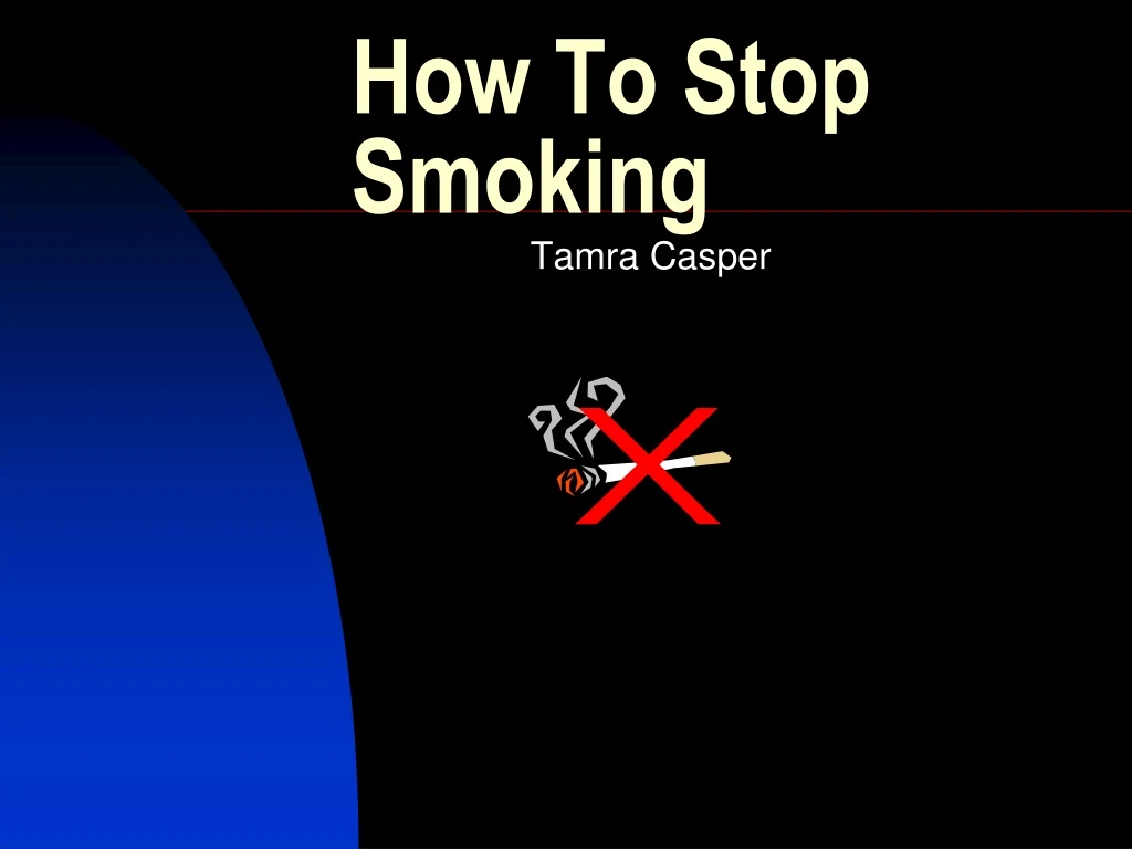 how to stop smoking