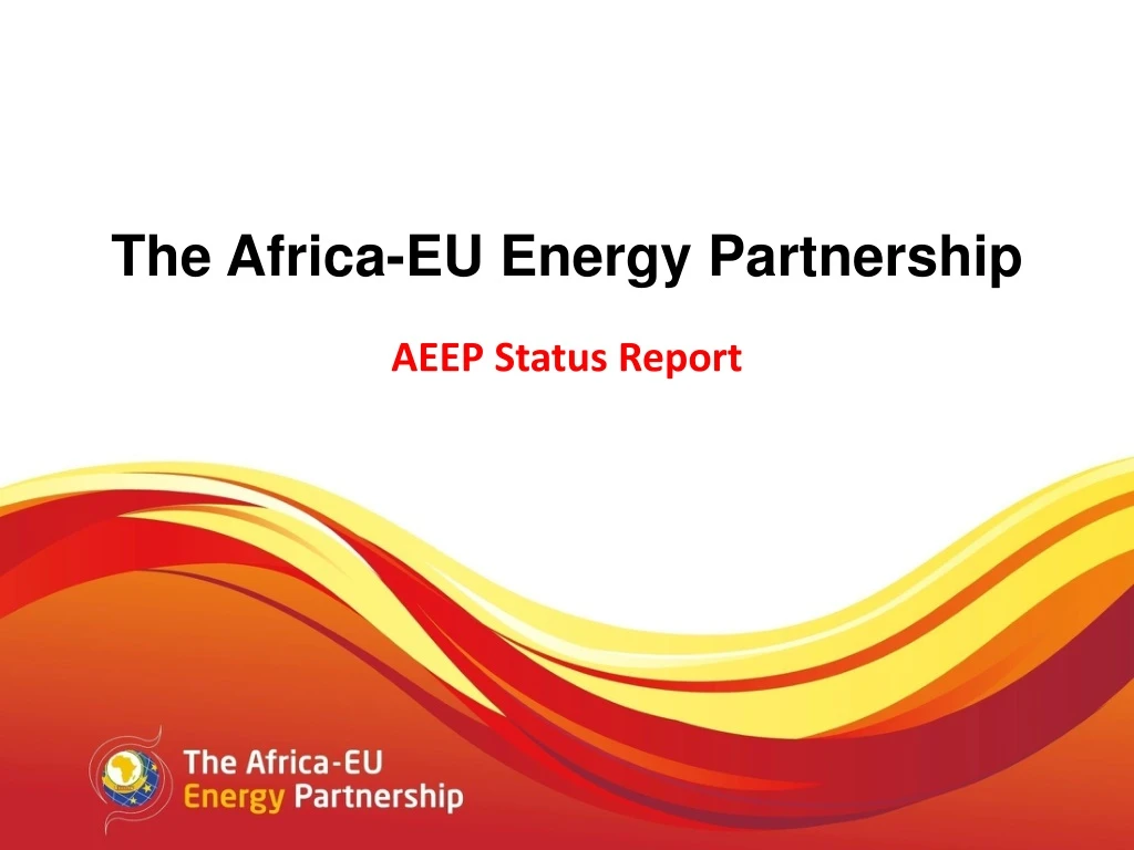 the africa eu energy partnership aeep status