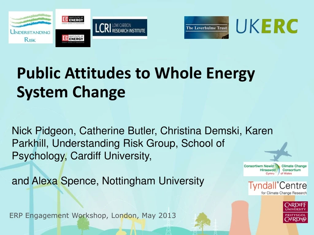public attitudes to whole energy system change