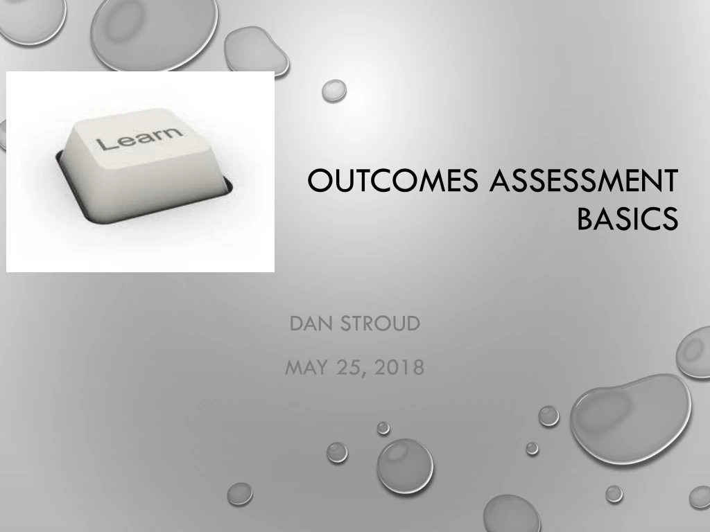 outcomes assessment basics