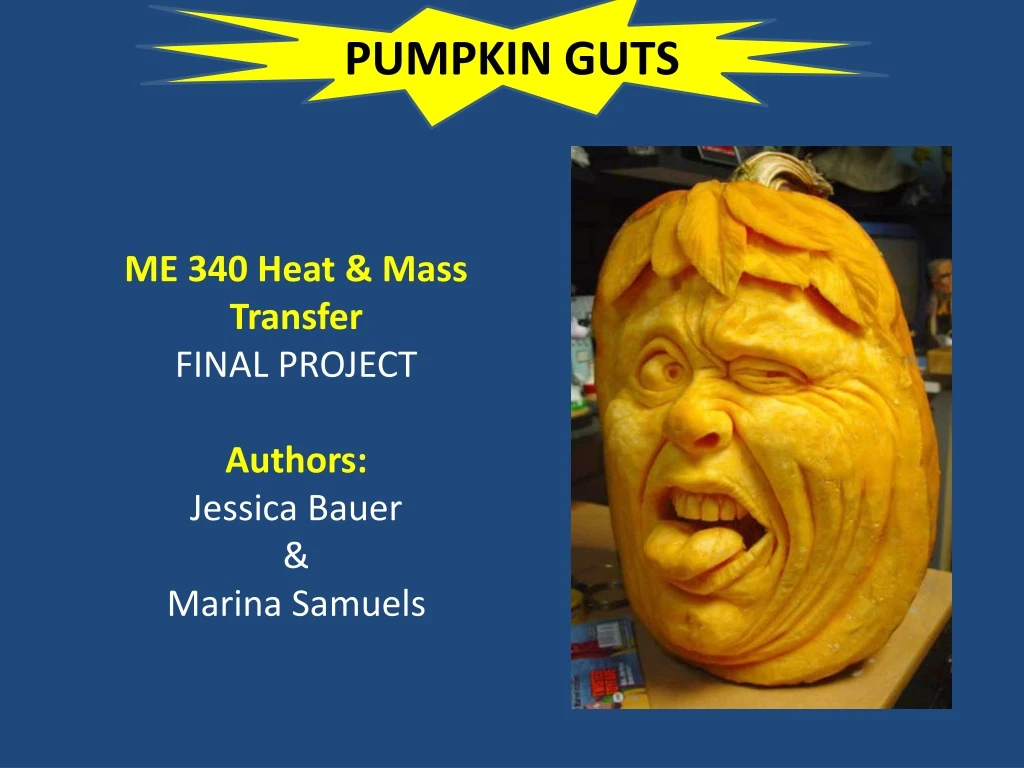 pumpkin guts
