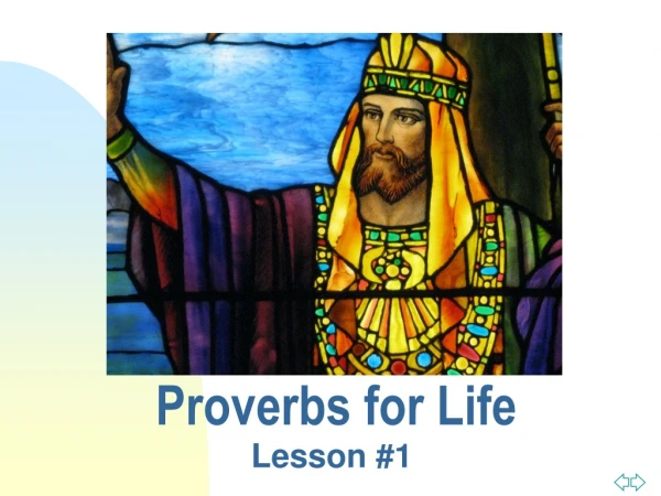 Proverbs for Life