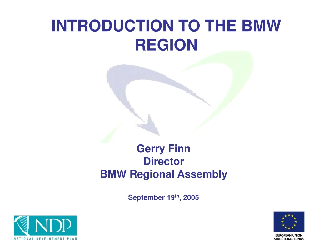 introduction to the bmw region