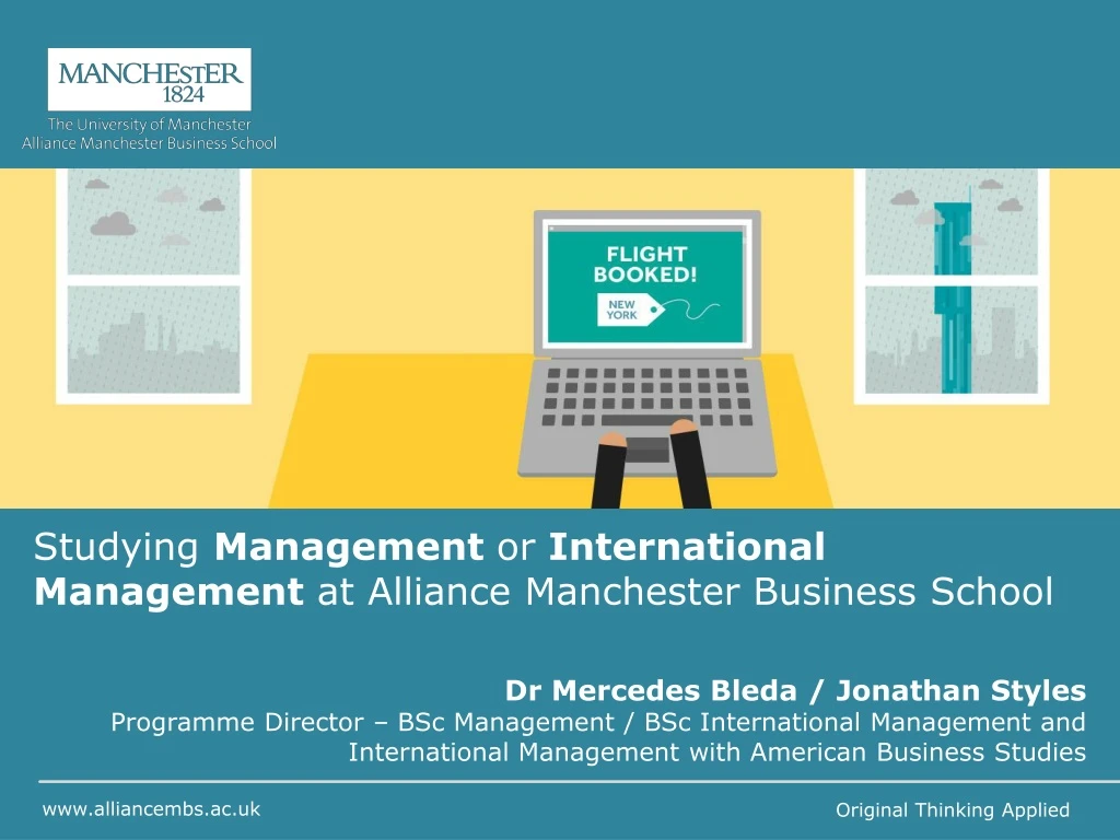 studying management or international management