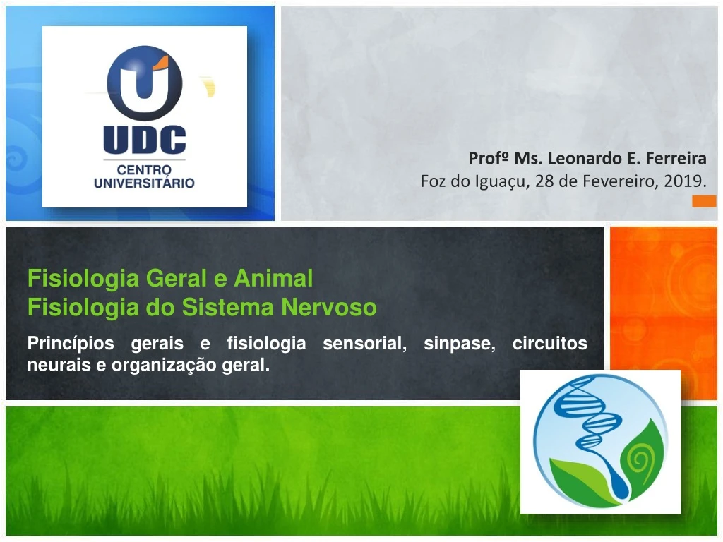 fisiologia geral e animal fisiologia do sistema nervoso