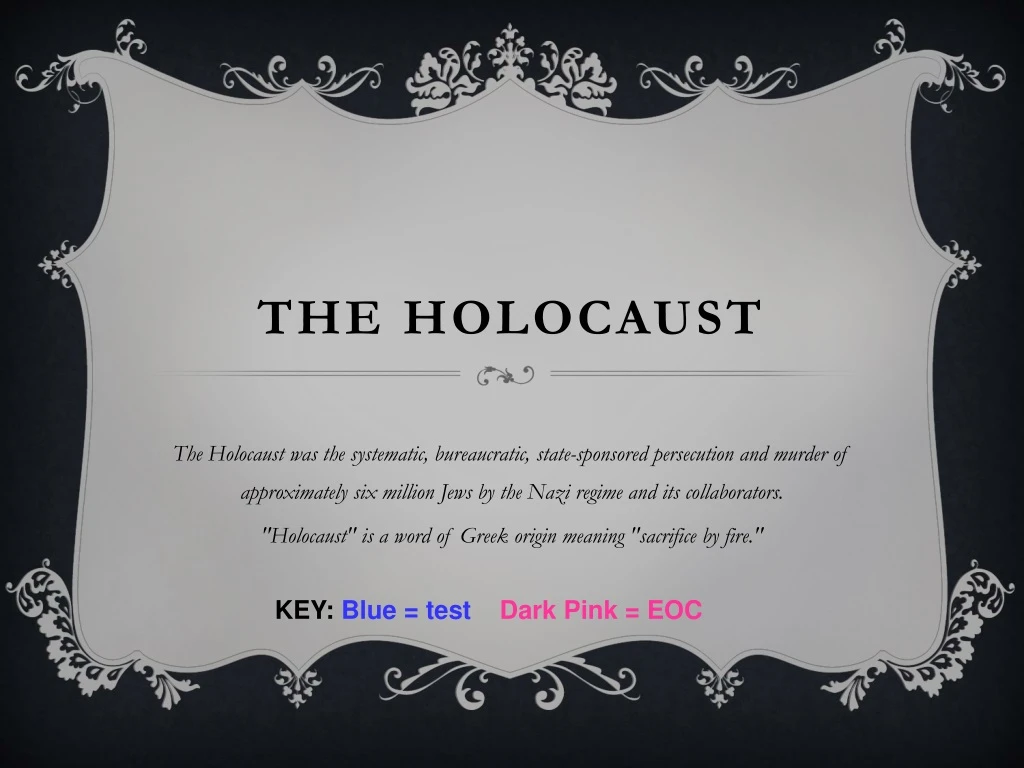 the holocaust