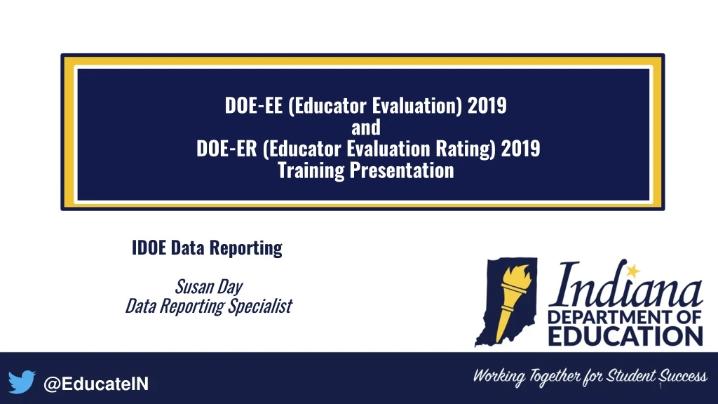 doe ee educator evaluation 2019 and doe er educator evaluation rating 2019 training presentation