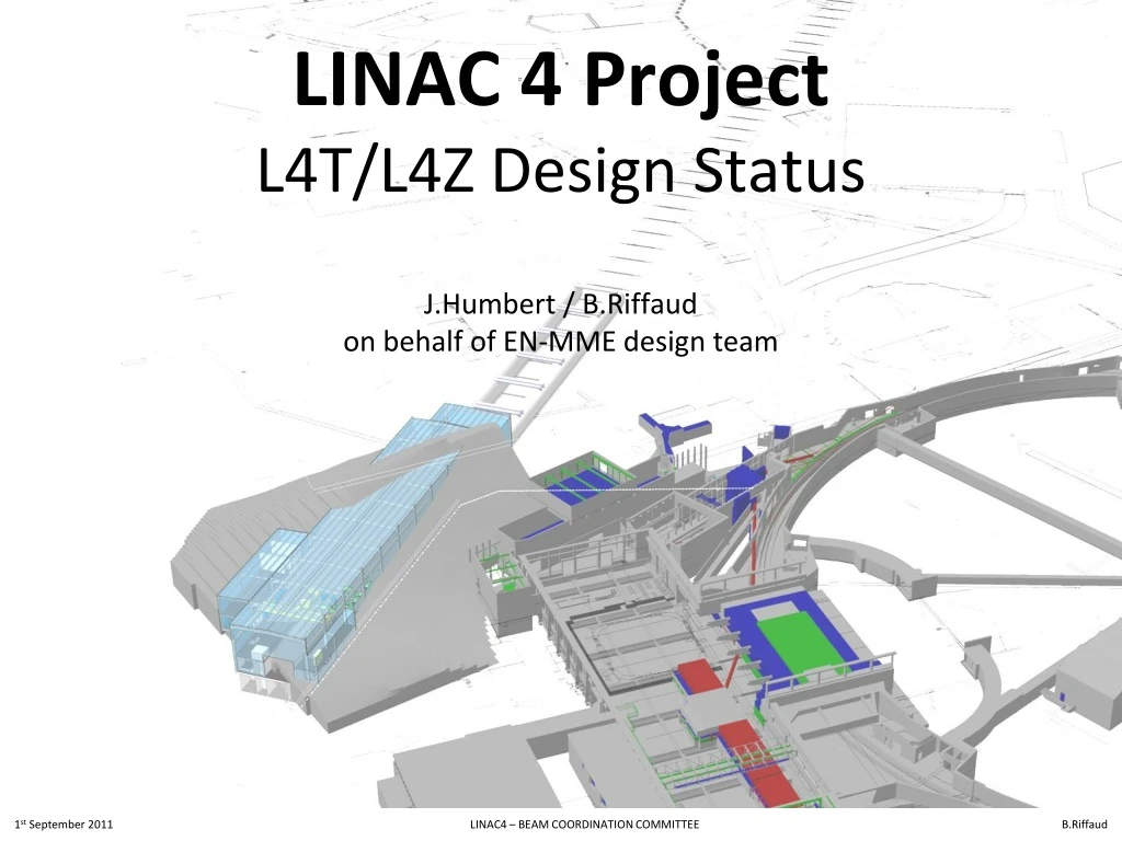 linac 4 project l4t l4z design status j humbert b riffaud on behalf of en mme design team