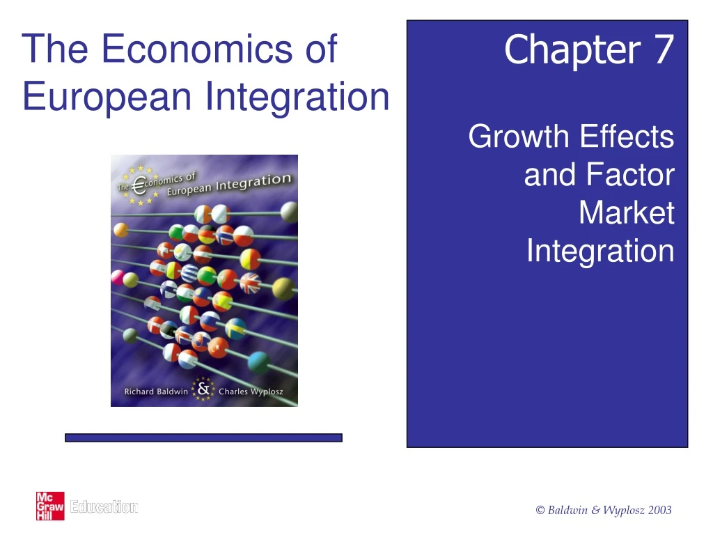 the economics of european integration