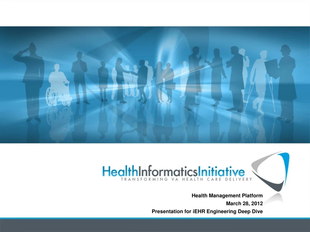 health management platform march 28 2012