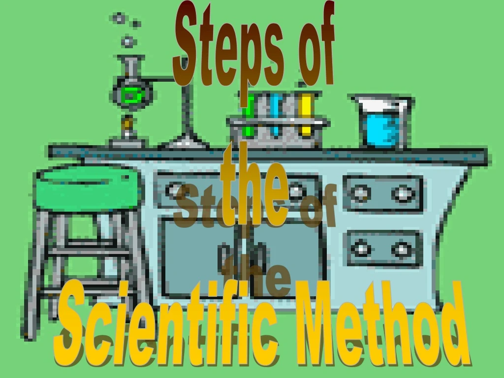 steps of the scientific method