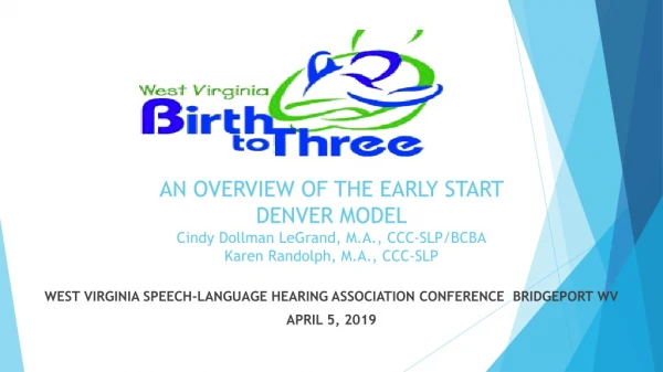WEST VIRGINIA SPEECH-LANGUAGE HEARING ASSOCIATION CONFERENCE  BRIDGEPORT WV APRIL 5, 2019