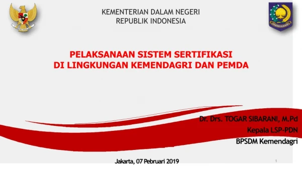 KEMENTERIAN DALAM NEGERI  REPUBLIK INDONESIA