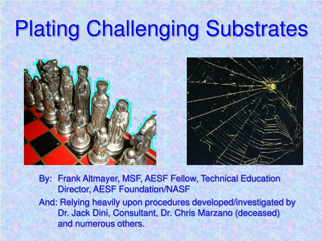 plating challenging substrates